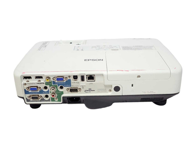 Epson PowerLite 1940W H474A WXGA 3LCD Projector, 500 Lamp Hour, No Remote _