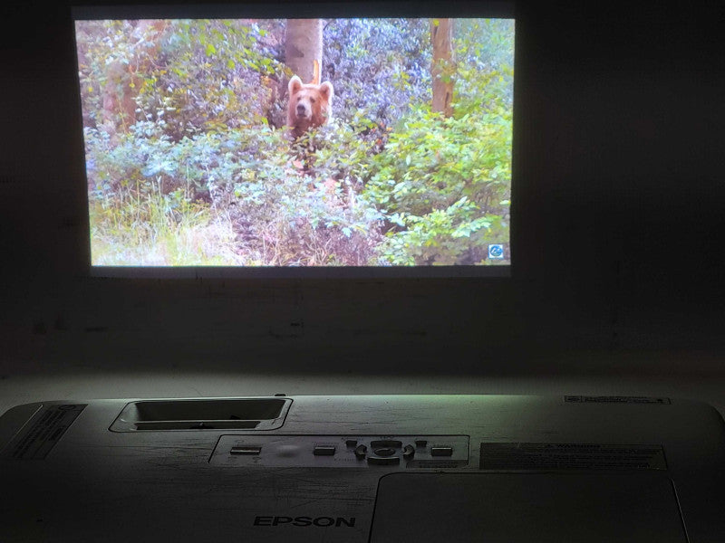 Epson PowerLite 1940W H474A WXGA 3LCD Projector, 500 Lamp Hour, No Remote _