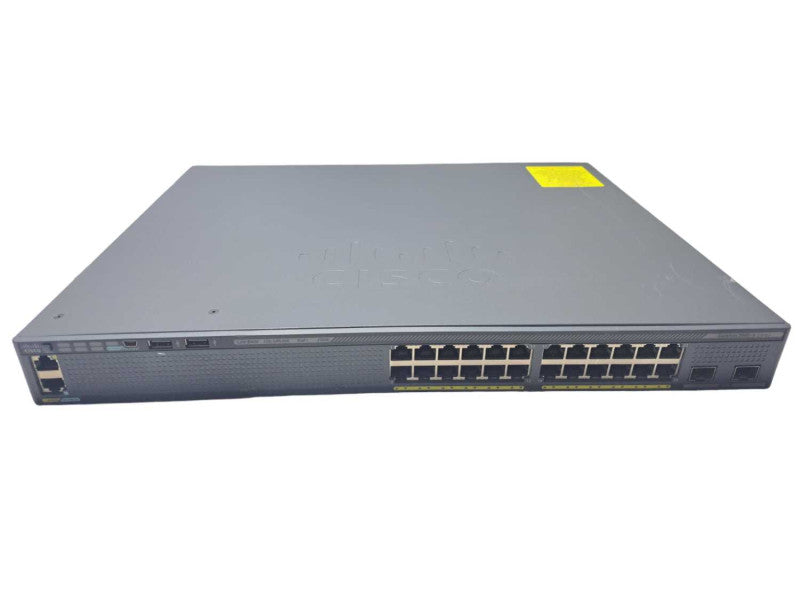 Cisco WS-C2960X-24PD-L | 24 Port GigE PoE+ 370W Switch 2x 10G SFP+ )