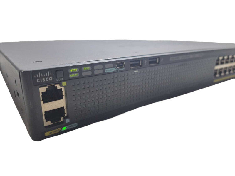 Cisco WS-C2960X-24PD-L | 24 Port GigE PoE+ 370W Switch 2x 10G SFP+ )
