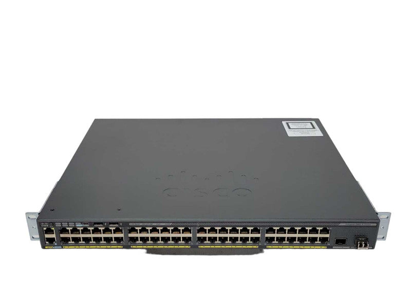 Cisco WS-C2960X-48FPD-L PoE 48-Port Gigabit Network Switch 2x SFP+  _