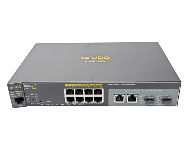 HP Aruba J9774A 2530-8G 8 Port POE+ Gigabit Switch _