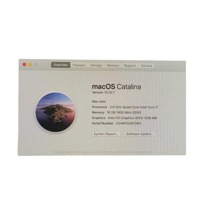 Apple Mac mini Core i7-3720QM 2.6GHz (Late 2012) 16GB RAM & 1TB+128GB Fusion -