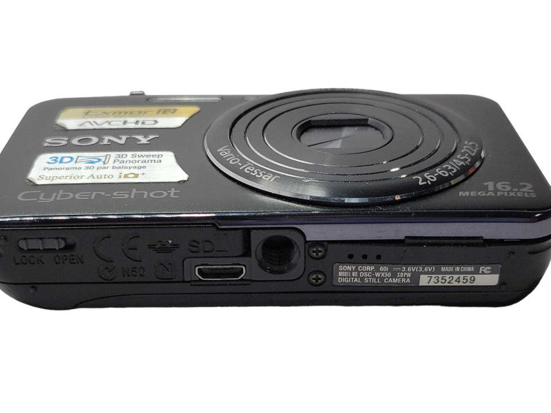 sony exmor r 5x optical zoom steadyShot DSC-WX50 16.2 MP w/ Battery _