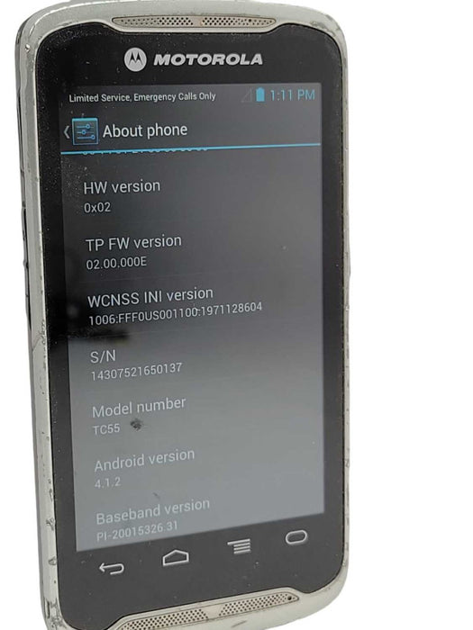 Motorola TC55 TC55AH-GC11EE mobile barcode scanner, READ _