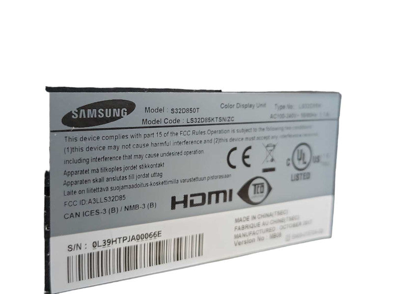 SAMSUNG 32\\" SD850 WQHD 1440p Monitor (READ) %