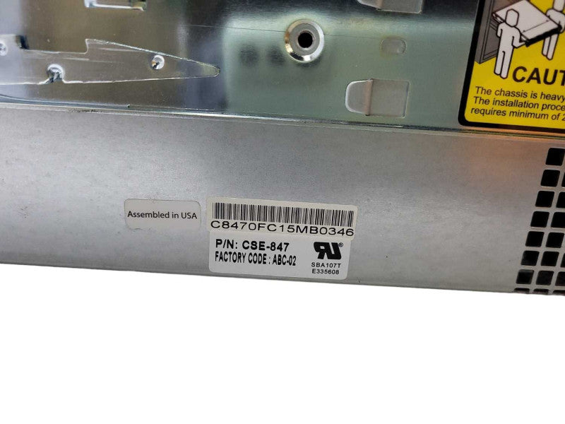 Supermicro CSE-847 4U 36 Bay Storage Server READ $