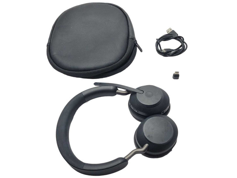 Jabra Evolve2 65 USB-C UC Stereo - Black Wireless Headset w/ Case _