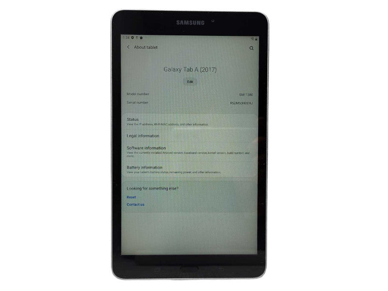 Samsung Galaxy Tab A 8.0 32GB SM-T380 Silver Tablet  $