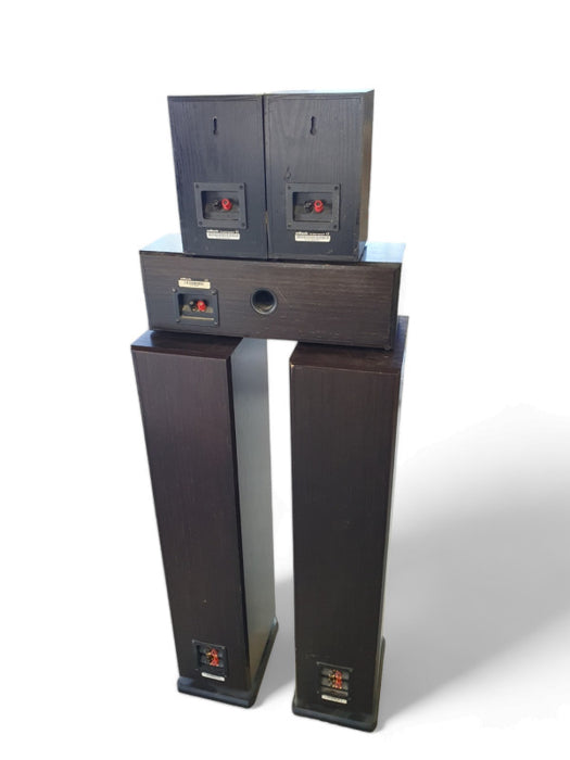 PolkAudio 5 surround speakers CSi30 center 2x R15 BookShelf 2x RTi70 Towers  -