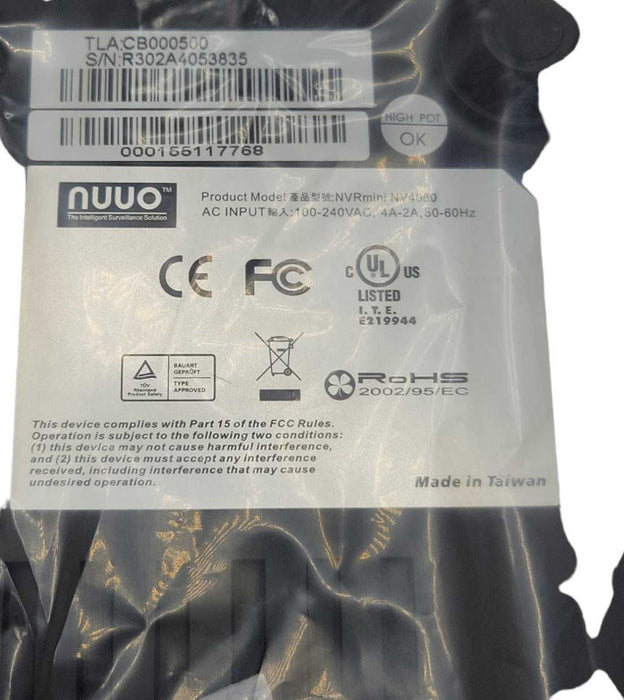 Open-Box NUUO NV-4080 NVR 4-Bay surveillance recording system, SEE Q_