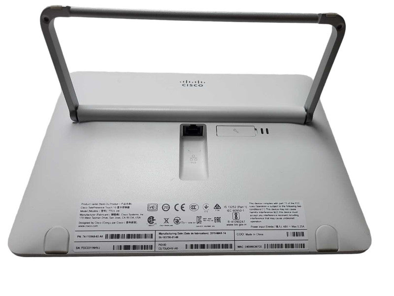 Cisco TelePresence TTC5-09 Touch 10 Control Conference Device Q$