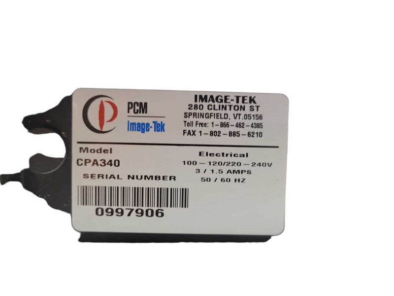 PCM - Image-Tek CPA340 Print Label Applicator %