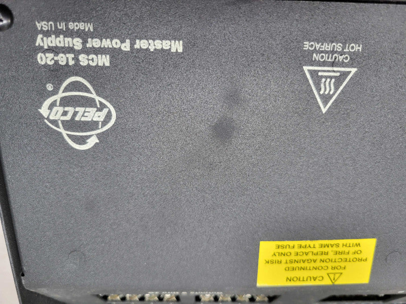 Pelco MCS16-20 Power Supply Camera 16 Out Breaker Board Q%