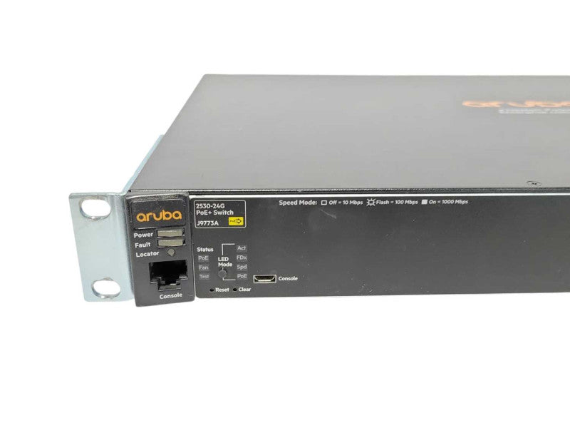 Aruba 2530-24G PoE+ J9773A 24-Port Rack Mountable Gigabit _