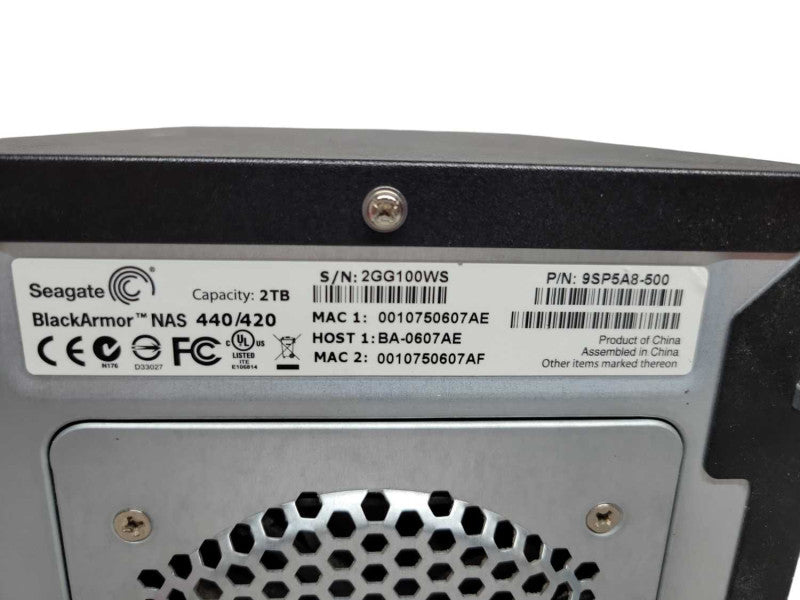 Seagate BlackArmor NAS 440/420 4-Bay %