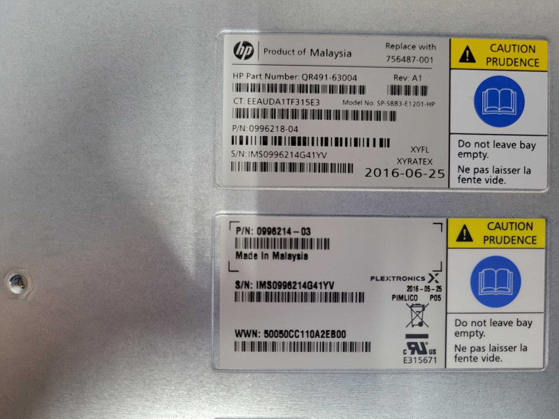 HPE HP 3PAR 8000 Storage Disk Array 2x 12Gbs controllers 2x PSU 24x 2.5\\" Tray _