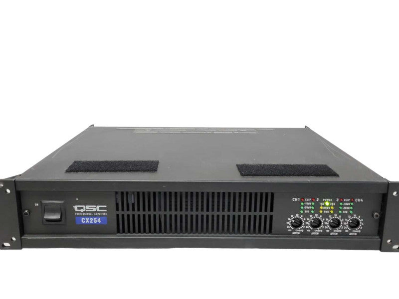 QSC CX-254 Professional Power Amplifier 4-Ch, No Remote controller, READ _
