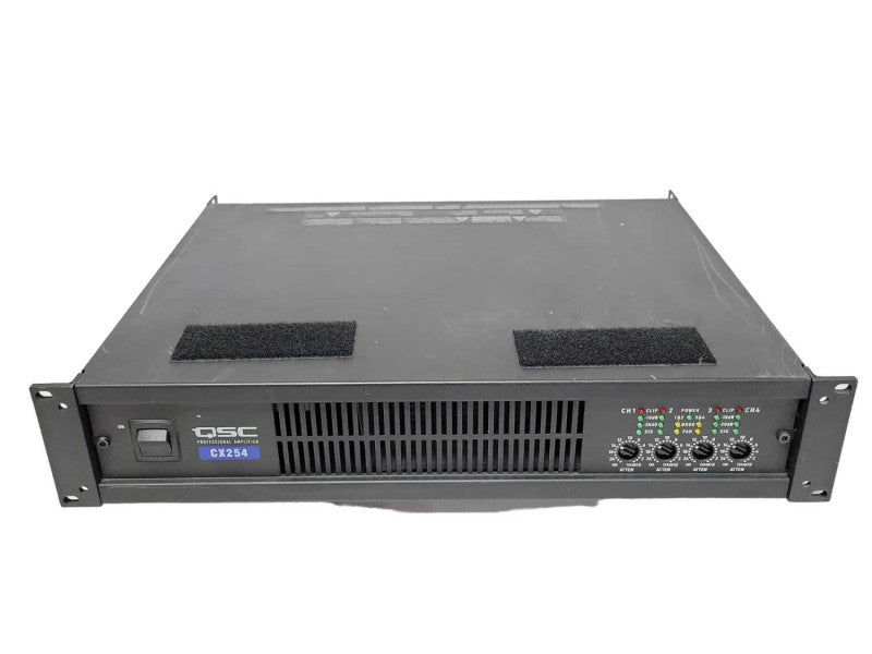 QSC CX-254 Professional Power Amplifier 4-Ch, No Remote controller, READ _