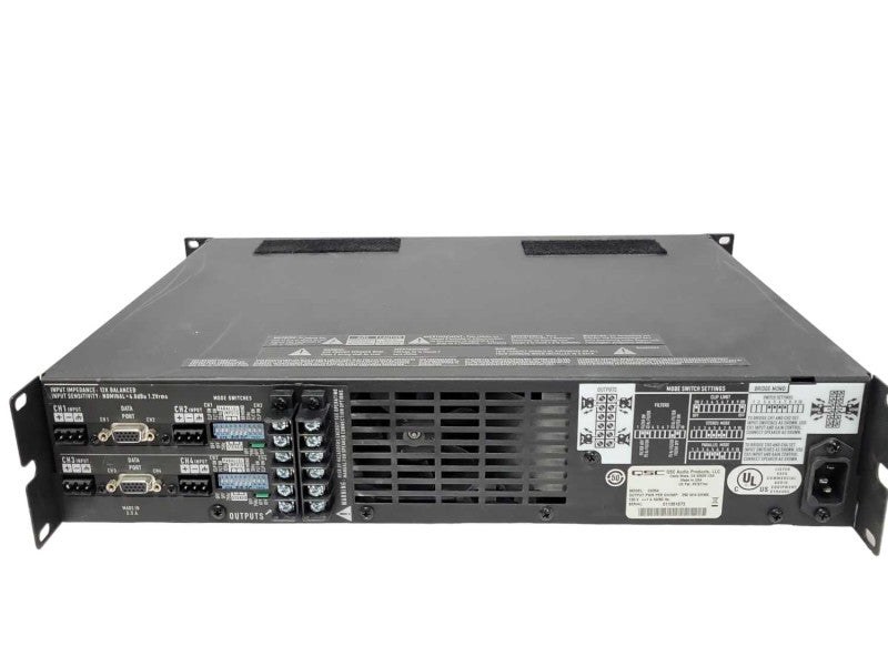 QSC CX-254 Professional Power Amplifier 4-Ch, No Remote controller, READ _