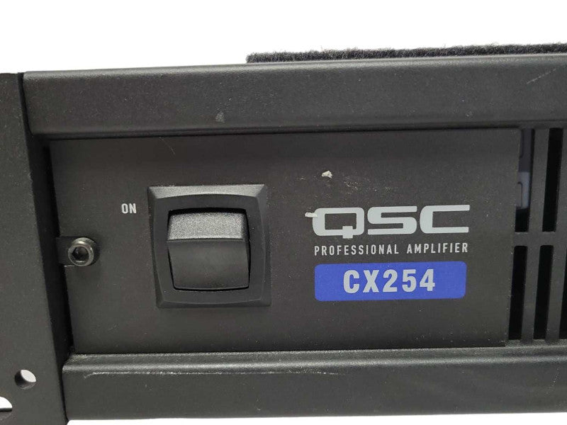 QSC CX-254 Professional Power Amplifier 4-Ch, No Remote controller, READ _