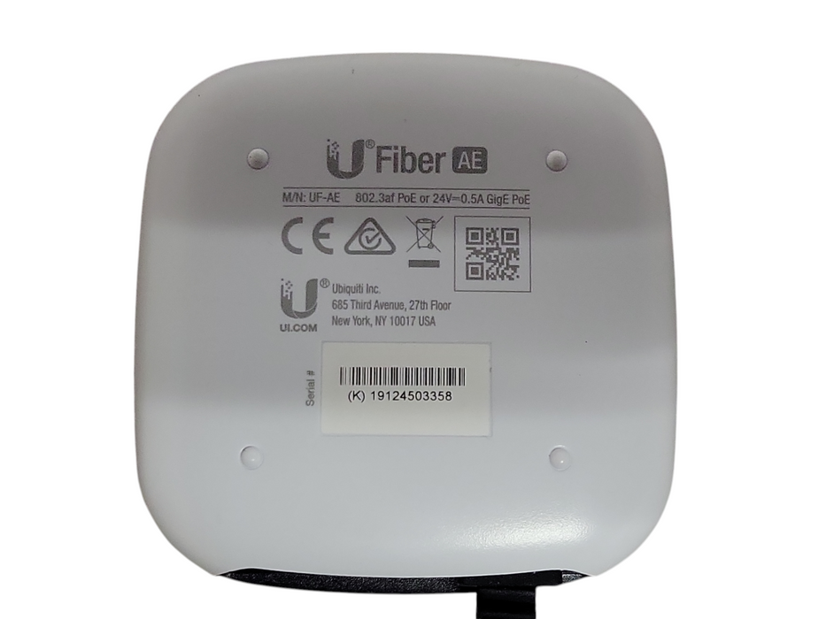 Ubiquiti UF-AE UFiber Active Ethernet - SFP Port - PoE Powered - Media Conv _