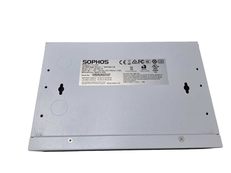 Sophos SD-RED 20 Remote Security Appliance | + Power Adapter  )