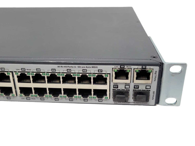 HP J9627A 48 Port Managed Ethernet Switch E2620-48 PoE+ _