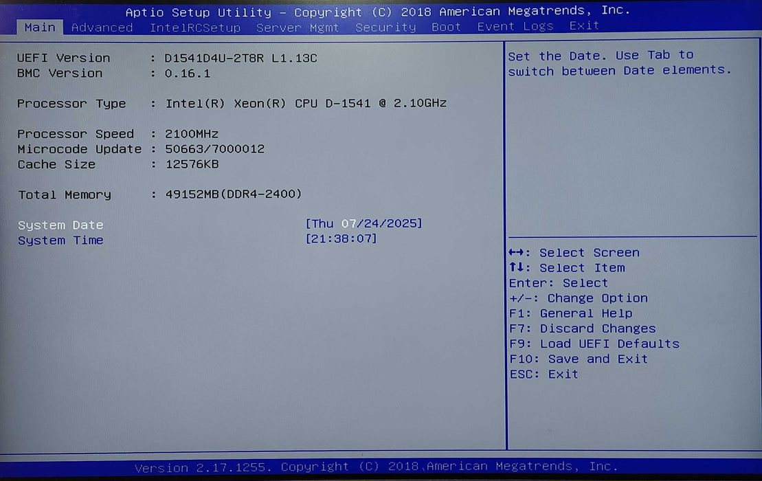Datto S3P6000 1U 4x3.5" Server, Xeon D-1541 2.10GHz, 48GB DDR4, No HDD