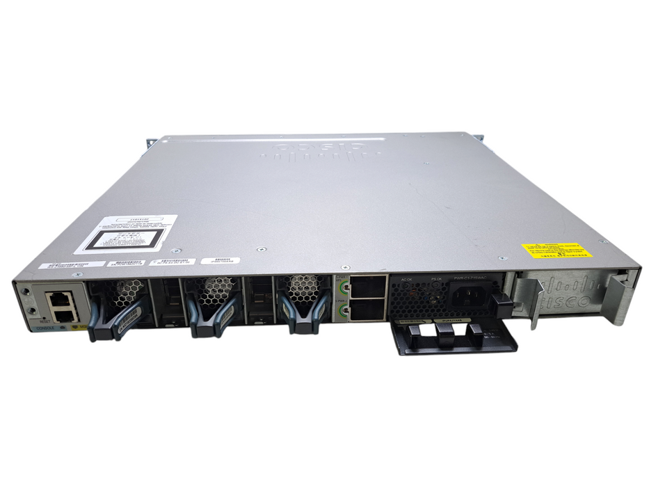 Cisco WS-C3850-48F-L V04 | 48-Port Gigabit PoE+, 4x SFP Switch | 1x 715W PSU