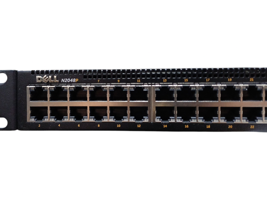 Dell Networking N2048P, 48-Port Gigabit PoE+, 2x 10G SFP+ Managed Switch