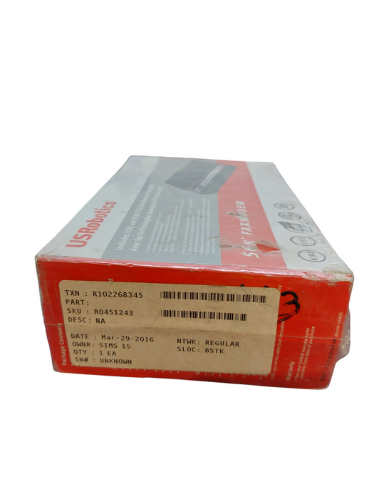 U.S. Robotics 56K Fax Modem USB V.92 V.90 56K ITU USR325686E