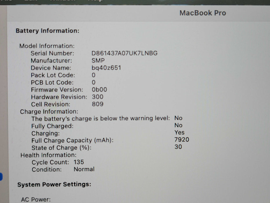 Apple Macbook Pro 2019 16" 6-Core i7-9750H @ 2.6GHz 16GB DDR4 500GB SSD GPU (