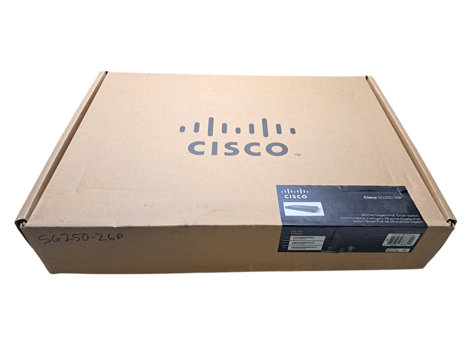 Cisco SG250-26P 26-Port Gigabit Smart Managed Switch (Open Box) )