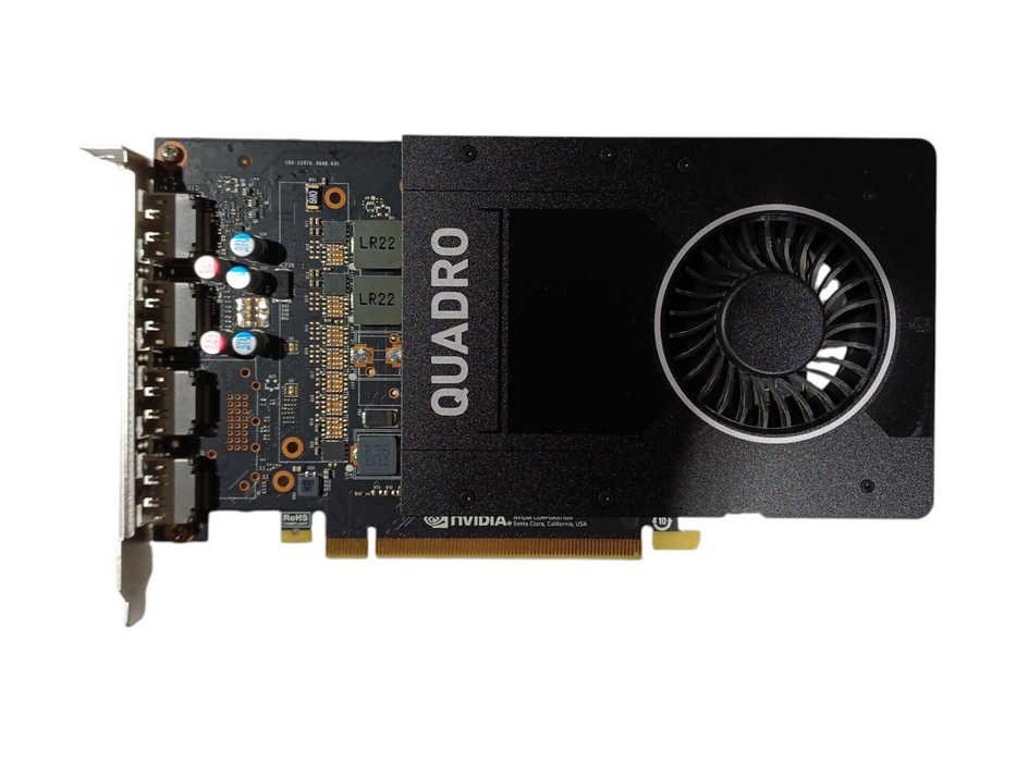 NVIDIA Quadro P2000 5GB GDDR5 Graphics Card, 4x DisplayPort