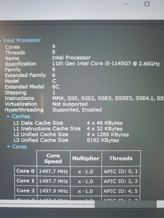 Dell Latitude 5320 Touch, i5-1145G7 2.60GHz, 16GB DDR4, 256GB NVMe  Lap200