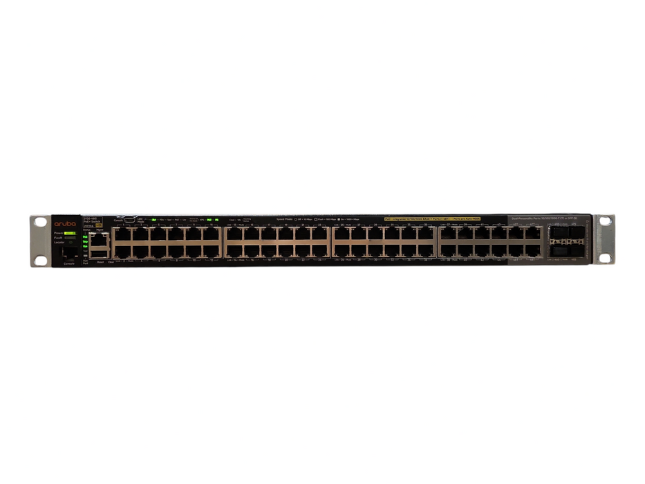 HP Aruba 2920-48G PoE+ 48-Port Gigabit Network Switch J9729A w/ J9731A