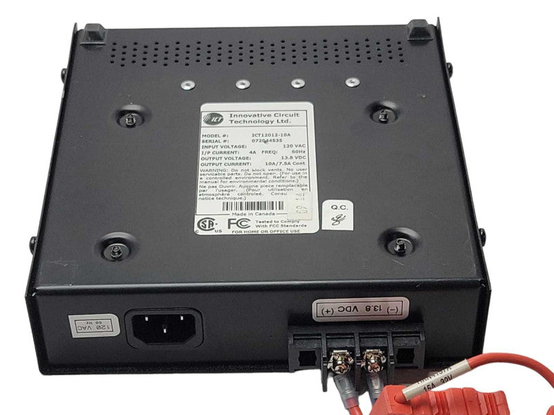 ICT Innovative Circuit Technology ICT12012-10A 13.8VDC 10A Power Supply PSU _