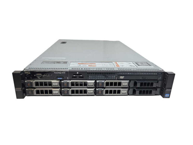Dell PE R720 - 2x Xeon E5-2630 v2 | 128GB RAM | PERC H710P Mini | 2x750W PSU %