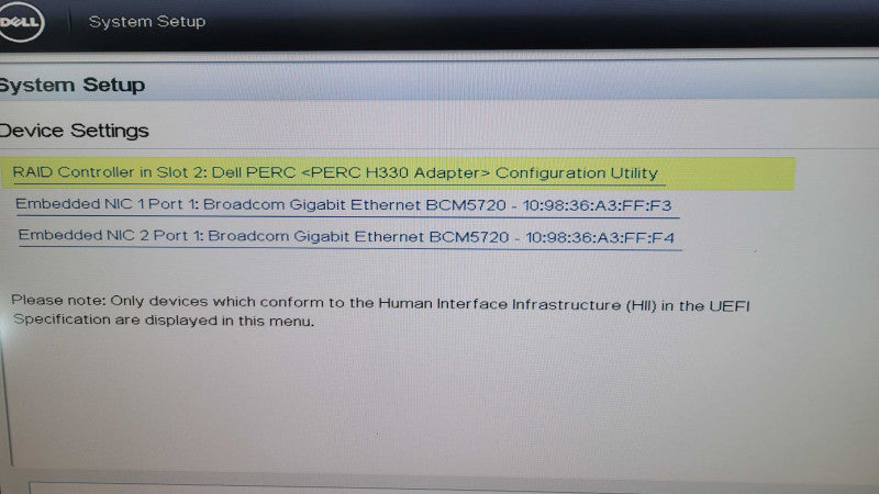 Dell PE R230 - Xeon E3-1240 v5 | 32GB RAM | PERC H330  %