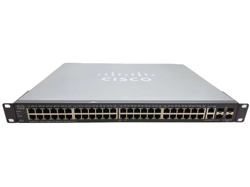 Cisco SG500-52P | 52-Port Gigabit PoE Stackable Managed Ethernet Switch Q)