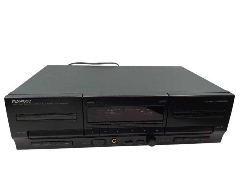 Kenwood Stereo Double Cassette Deck Model : KX-W4070 =