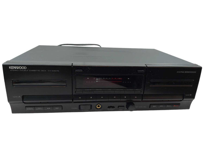 Kenwood Stereo Double Cassette Deck Model : KX-W4070 =