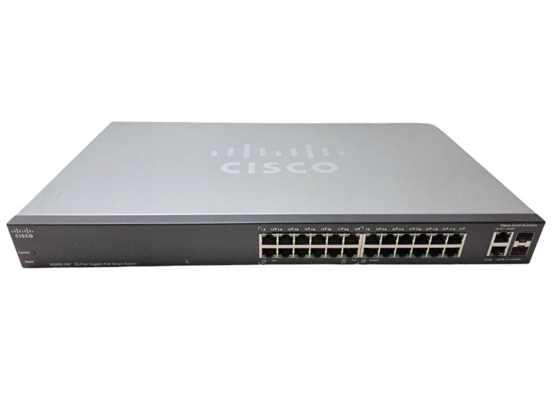 Cisco SG200-26P | 26-Port Gigabit PoE Smart Network Switch )