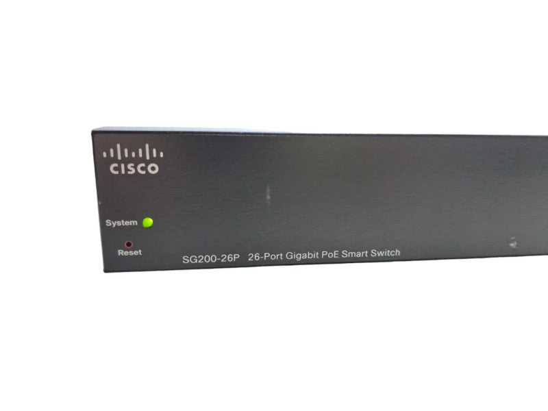 Cisco SG200-26P | 26-Port Gigabit PoE Smart Network Switch )