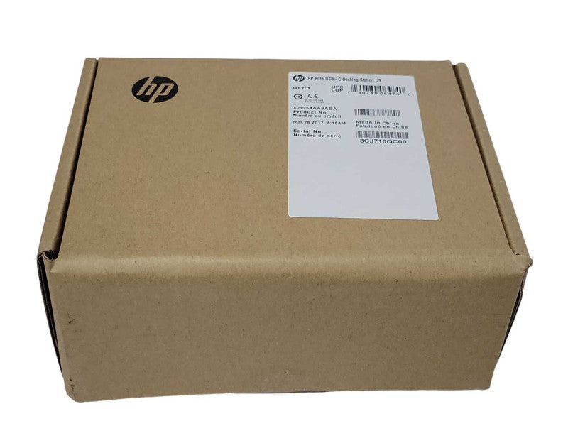 New HP Elite USB-C DOCKING STATION US X7W54AA#ABA Q_