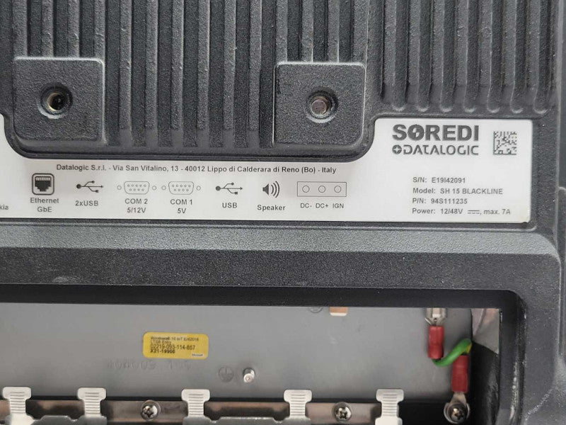 Datalogic SOREDI SH BlackLine 12/48V touch systems, READ _