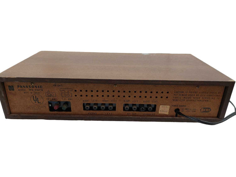 Panasonic FM AM Multiplex Stereo Model: RE-7670 Made in Japan =