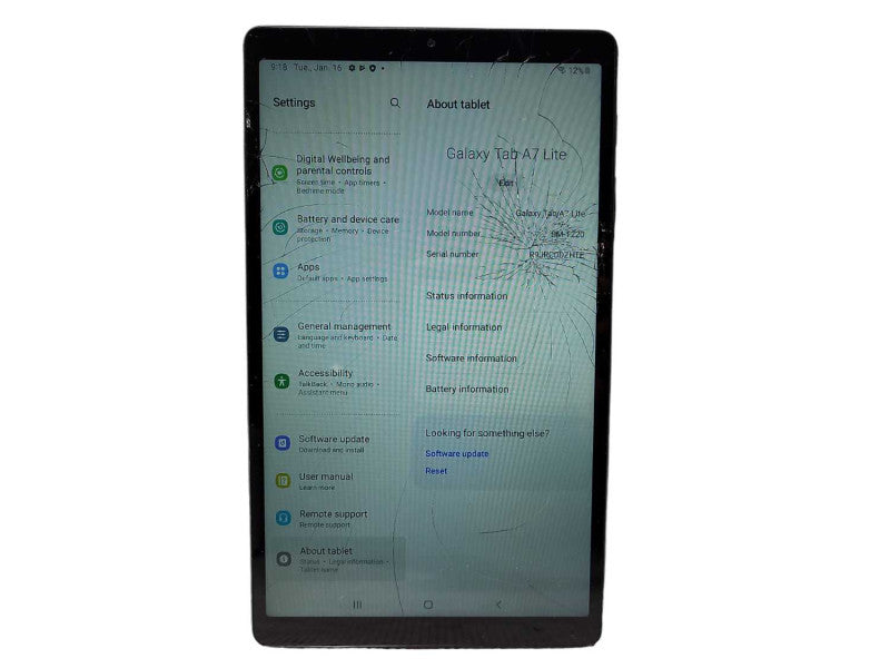 Samsung Galaxy Tab A7 Lite SM-T220 32GB 8.7\\" Wifi Tablet READ $