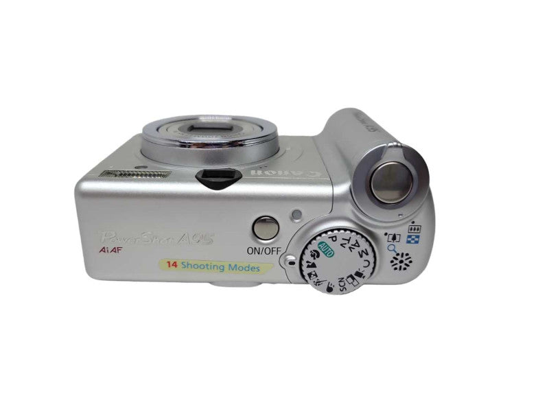 Canon PowerShot A95 5MP Digital Camera Silver AiAF %